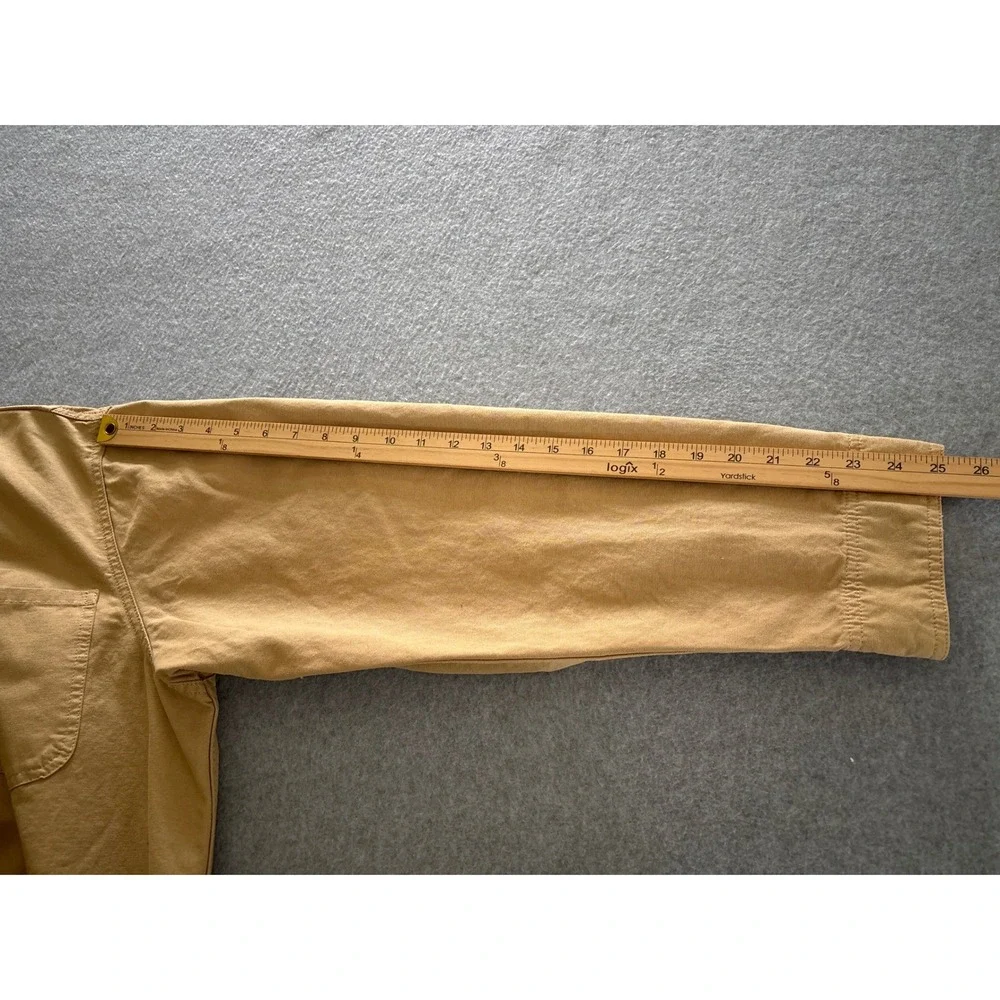 Polo Ralph Lauren Men's XL Tan Cotton Barn Coat Corduroy Collar Chore Jacket NWT